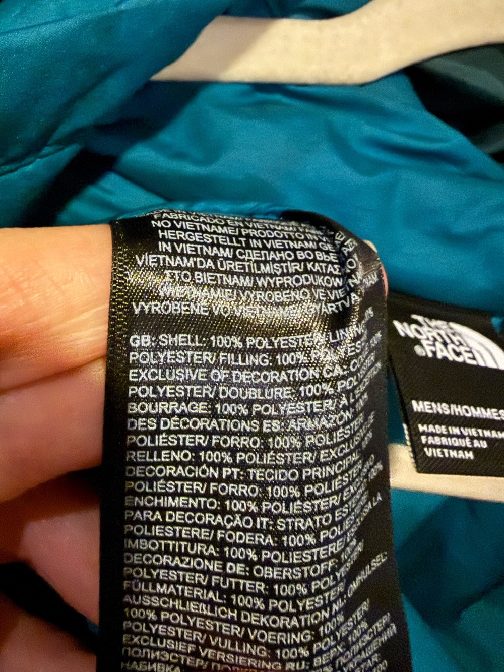 The North Face Carto Triclimate 3 in 1 DryVent Jacket Mens XXL Teal Blue Winter - Picture 9 of 10